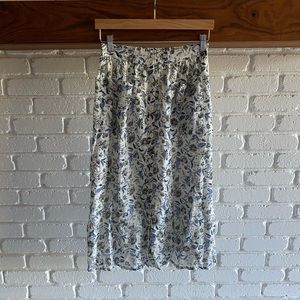 Lucky Brand Midi Button Skirt